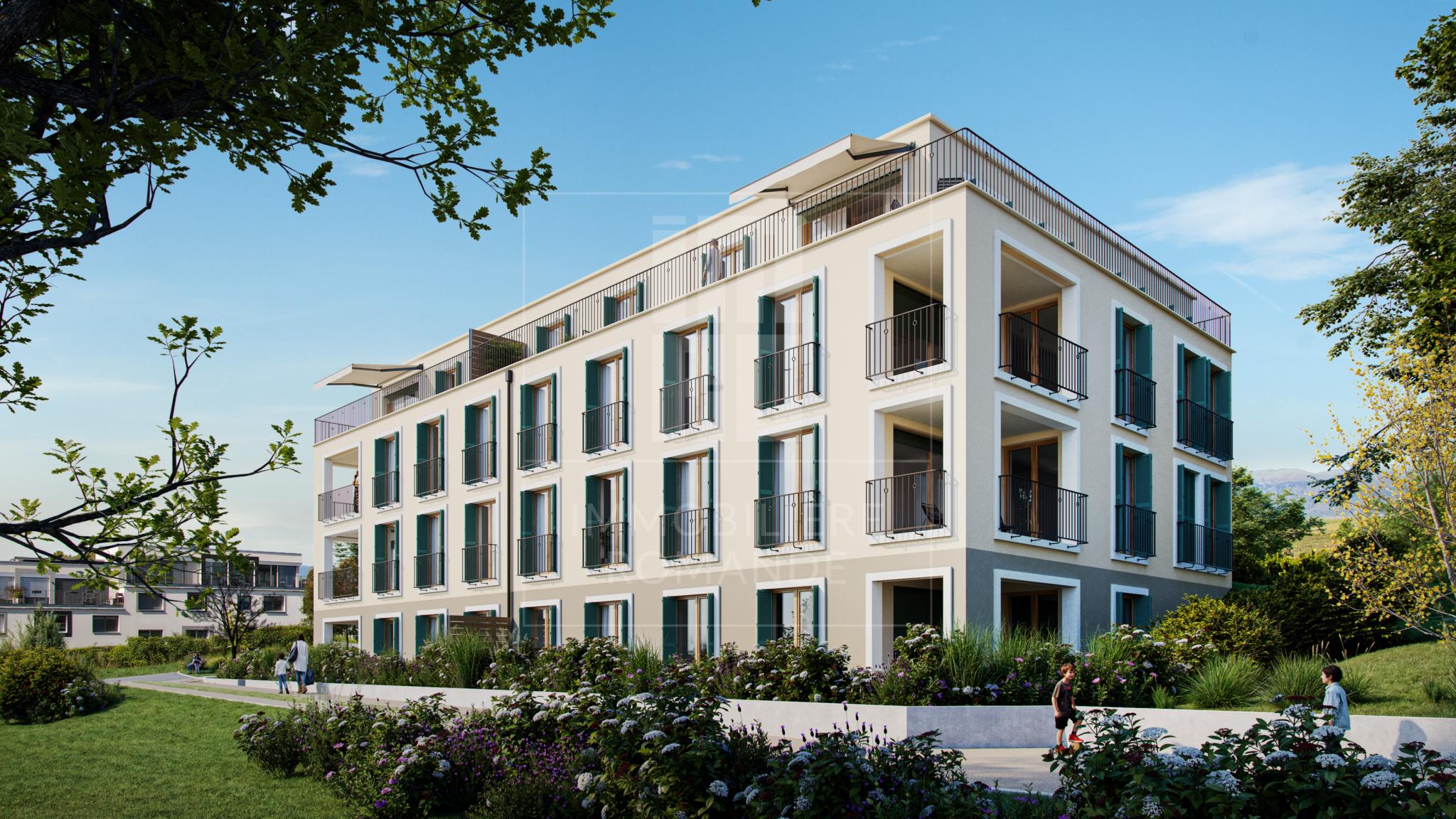 Magnifique appartement de 5 pièces en rez-de-jardin