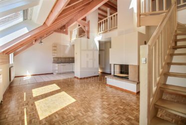 Lumineux duplex de 4,5 pièces au centre du village