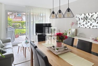 Charmant appartement meublé de 3 pièces en rez-de-jardin