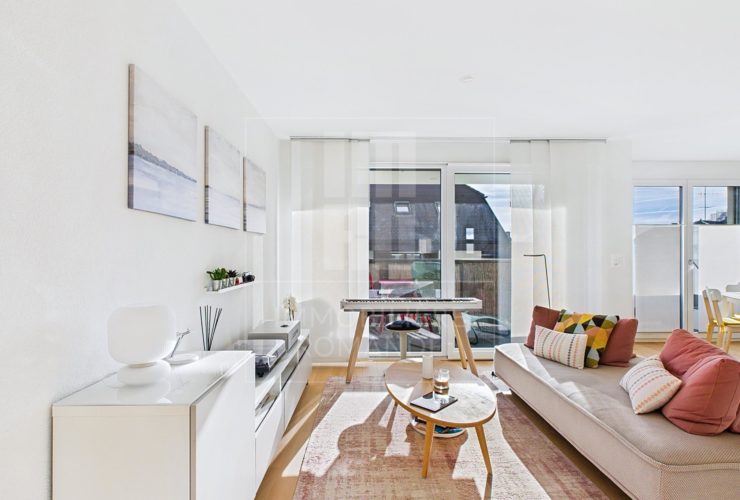 Agréable appartement de 3,5 pièces avec balcon à Yens