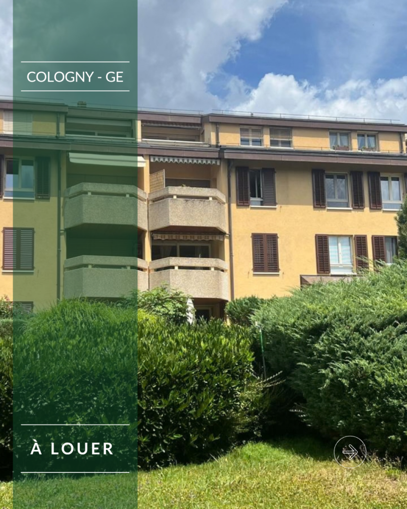 Nouvelle location – Cologny (GE)