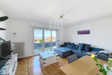 Appartement de 3 pièces avec magnifique vue sur le lac et les Alpes