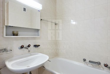 Appartement de 1,5 pièces avec jolie vue sur le lac et les Alpes