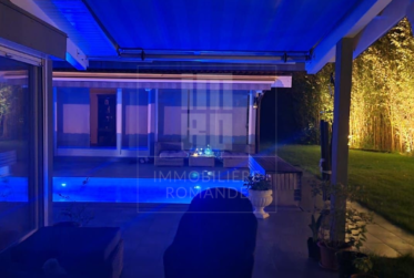 Villa individuelle de plain-pied avec piscine