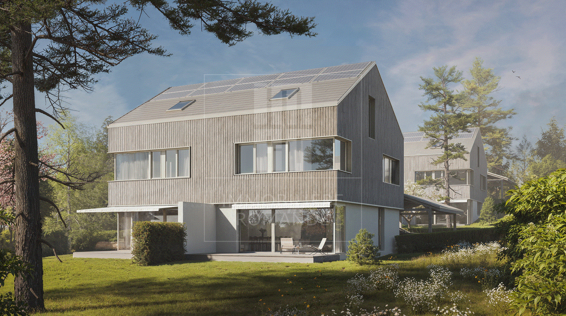 Villas jumelées à proximité immédiate de Lausanne